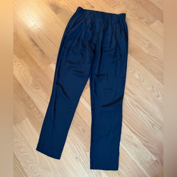 3.1 Phillip Lim 100% Silk Elastic Waist Women’s Pants Black EUC No Flaws 02 - Picture 5 of 5